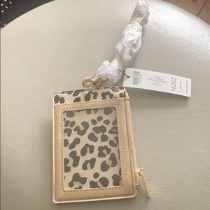 Animal print lanyard